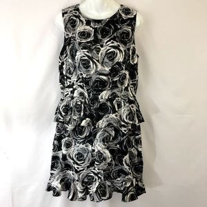 Kate Young/ Target Black  Ruffle Hem Peplu…